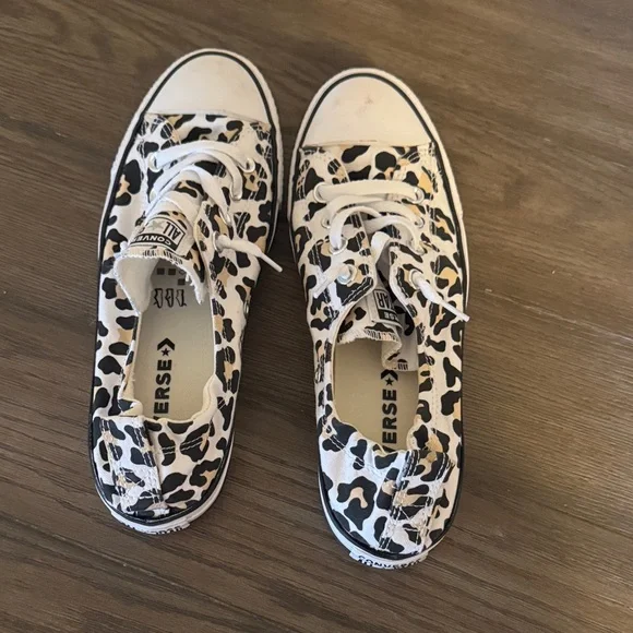 Converse Animal Print Canvas Sneakers - Picture 4 of 5